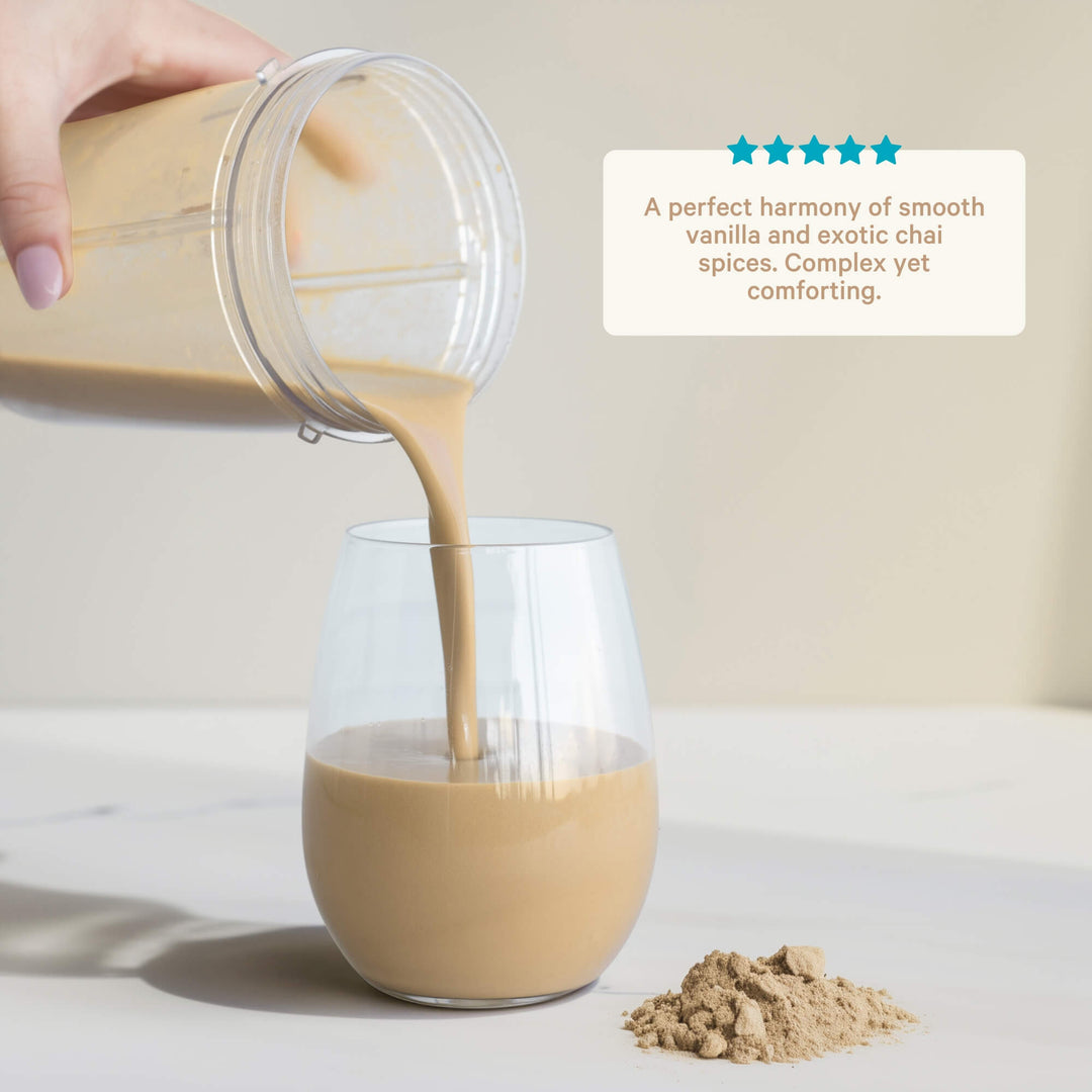 A perfect harmony of smooth vanilla and exotic chai spices. Complex yet comforting.